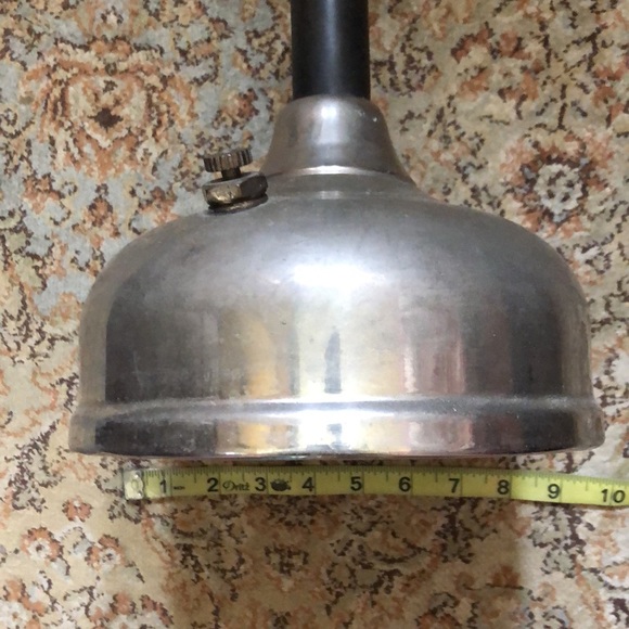 ANTIQUE 20-30’s COLEMAN Lamp Co Wichita Kansas USA Silver Fuel Base Vessel RARE - Picture 3 of 16